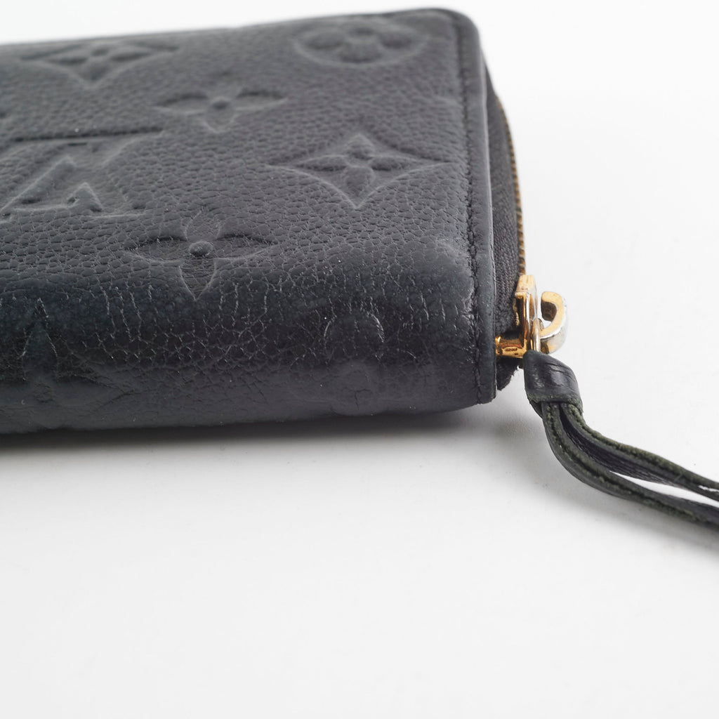 Louis Vuitton Monogram Empreinte Black Zippy Wallet