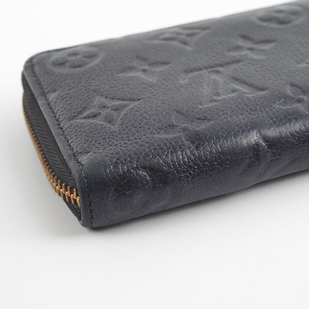 Louis Vuitton Monogram Empreinte Black Zippy Wallet