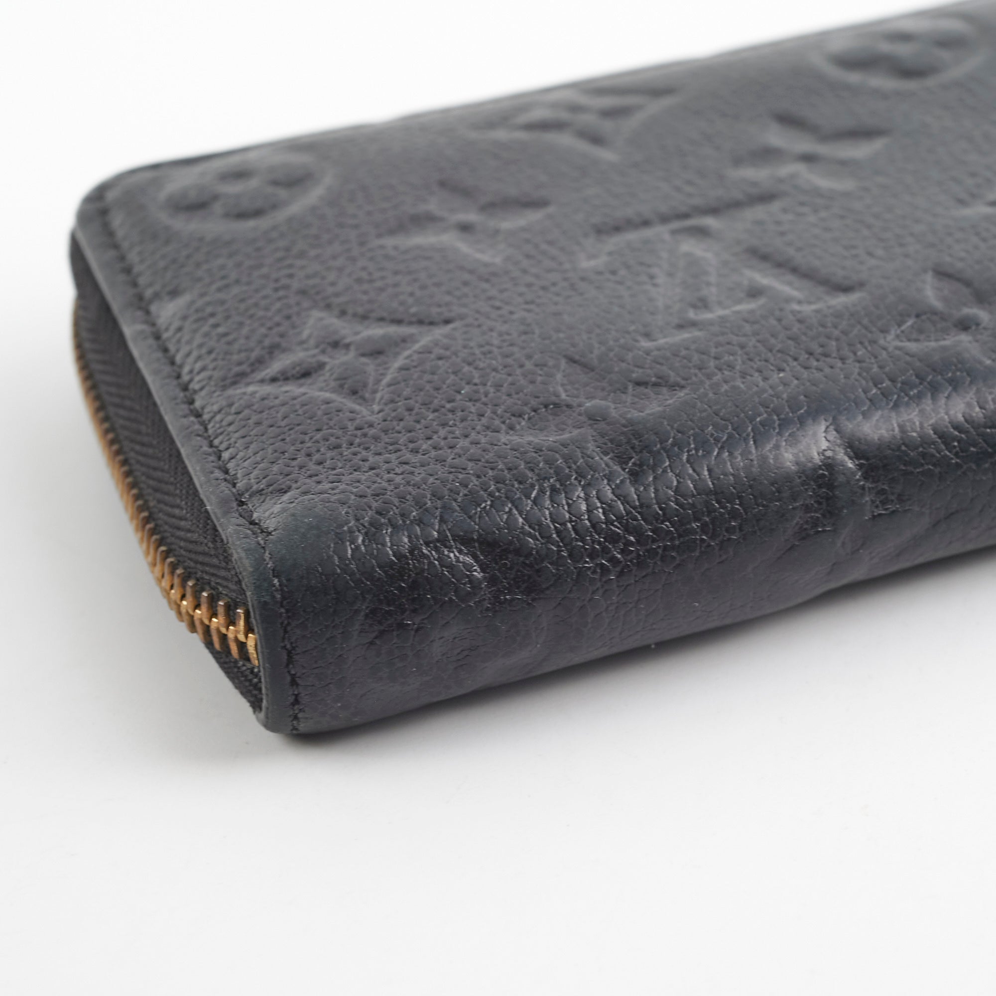 Louis Vuitton Monogram Empreinte Black Zippy Wallet