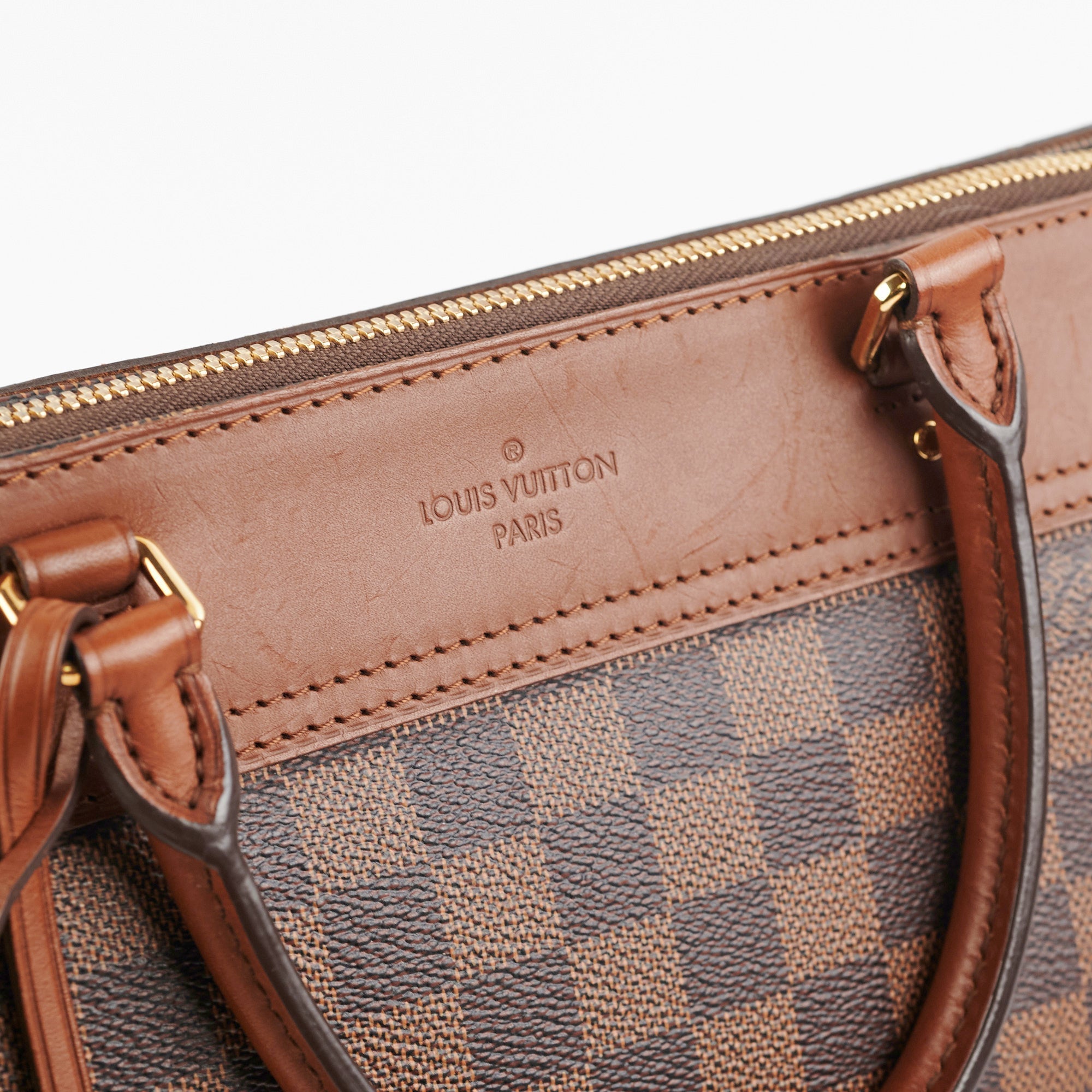 Louis Vuitton Greenwich Damier Ebene Shoulder Handbag