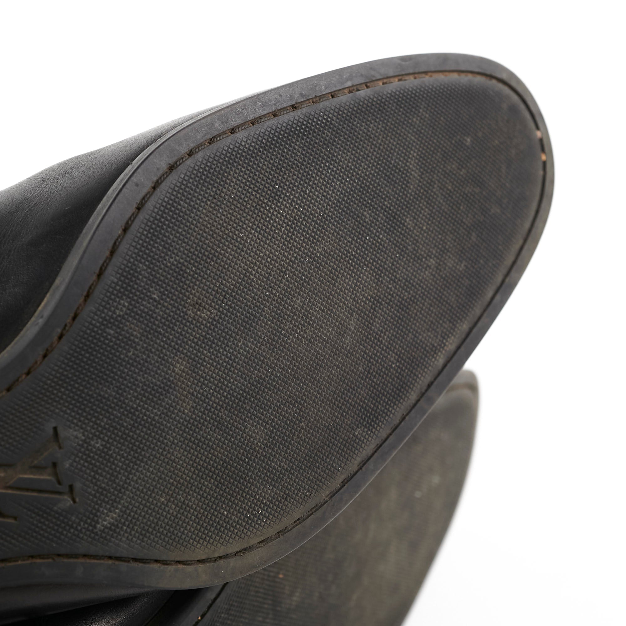 Louis Vuitton Mens Black Leather Boots Size 11