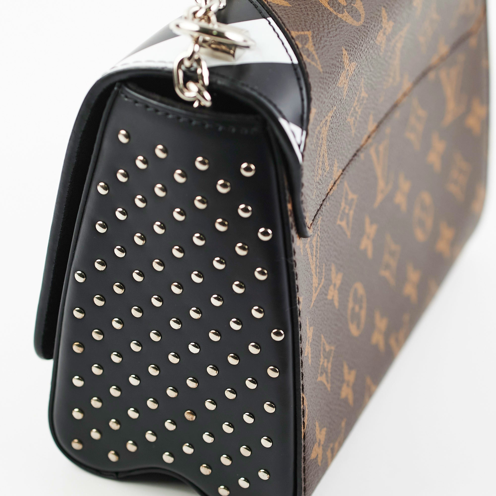 Louis Vuitton Twist Limited Edition Studded Monogram Canvas MM