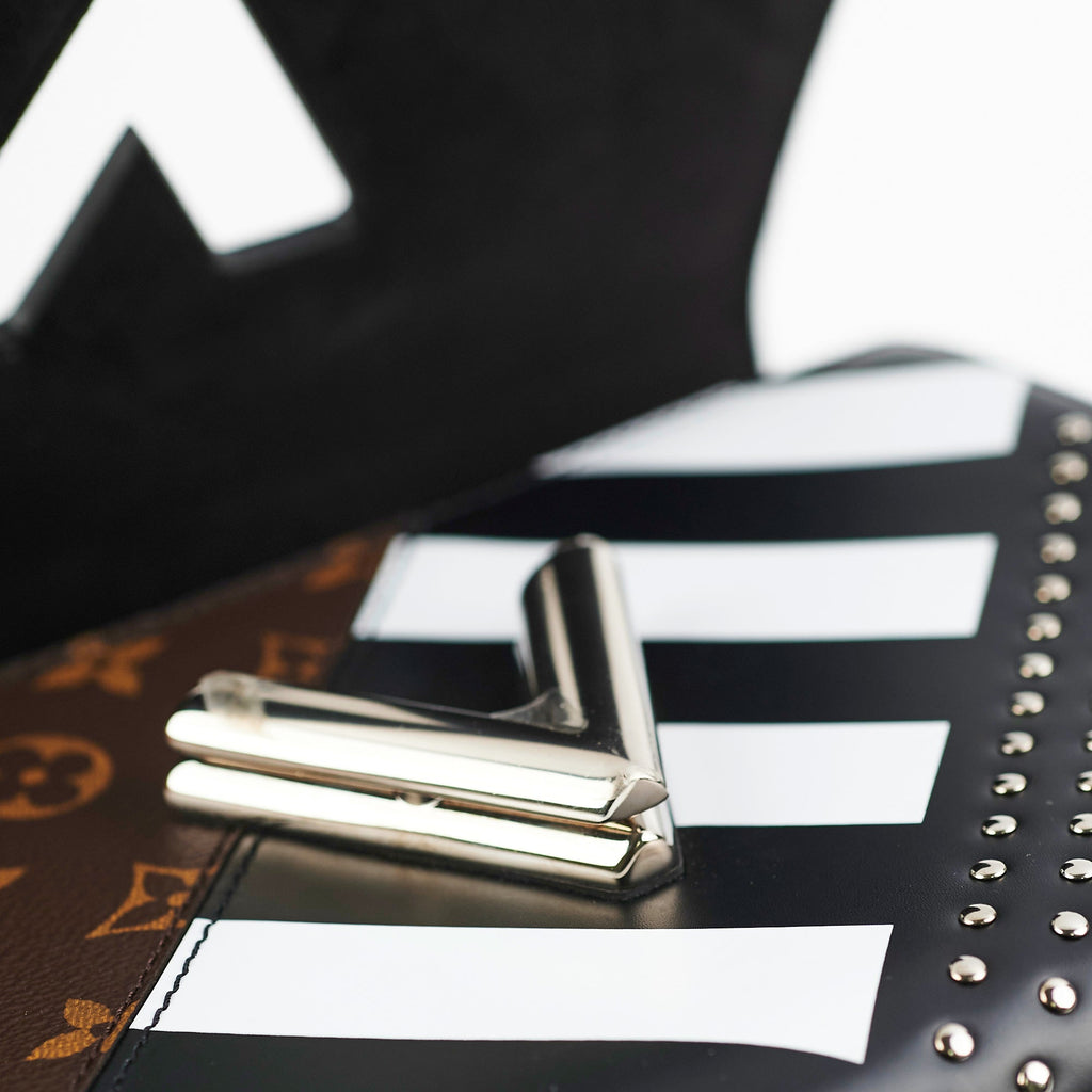 Louis Vuitton Twist Limited Edition Studded Monogram Canvas MM