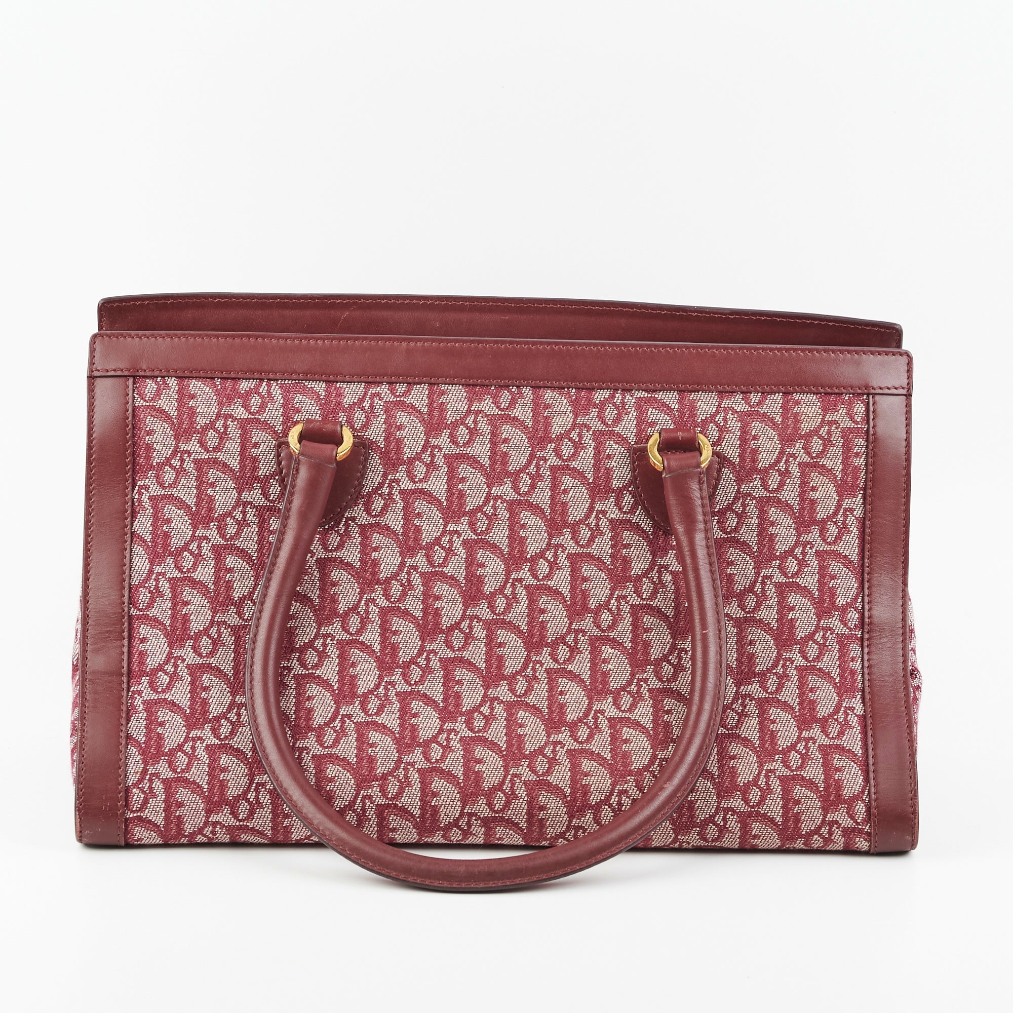 Christian Dior Trotter Tote Bag Bordeaux