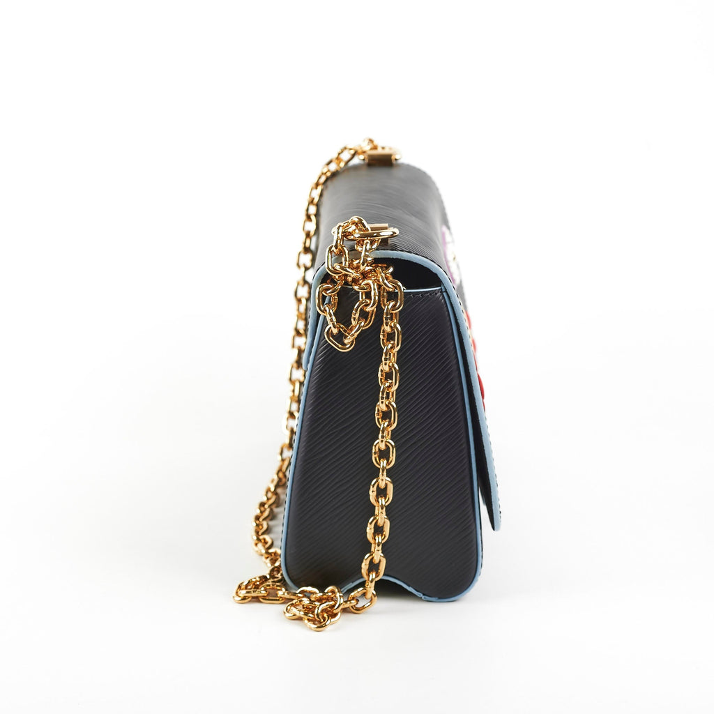 Louis Vuitton Twist MM Black Floral