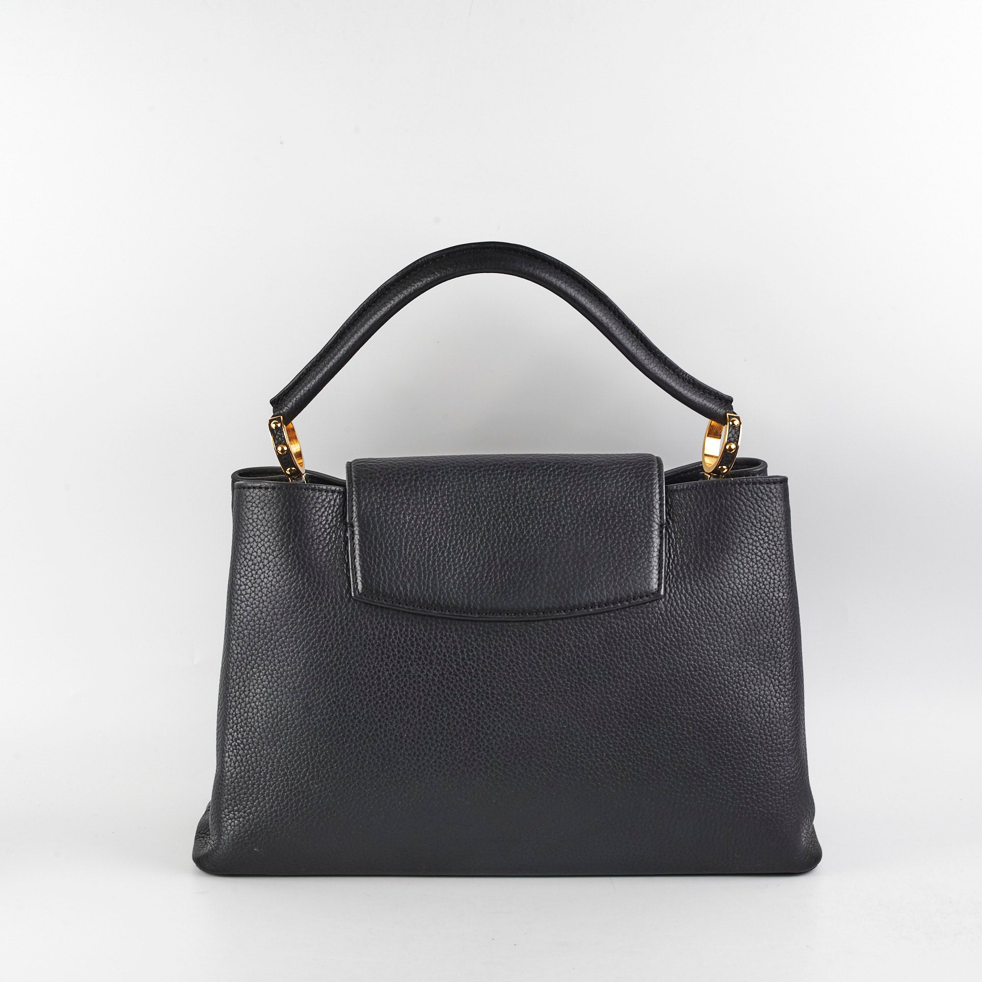 Louis Vuitton Capucines MM Black Bag