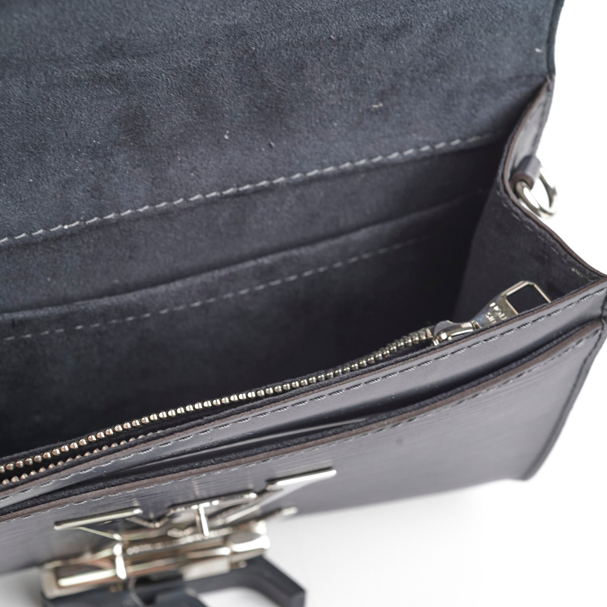Louis Vuitton Louise PM Epi Metallic Grey
