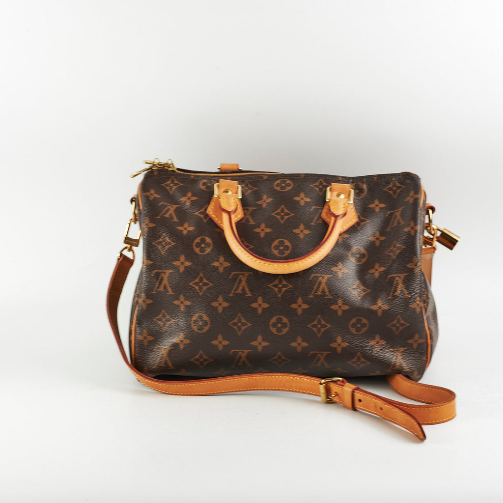 Louis Vuitton Speedy 30  Bandouli猫re