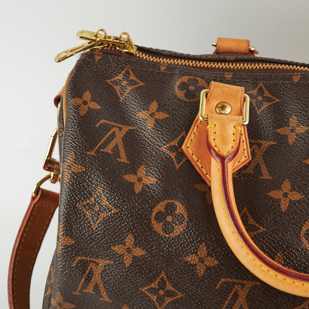 Louis Vuitton Speedy 30  Bandouli猫re