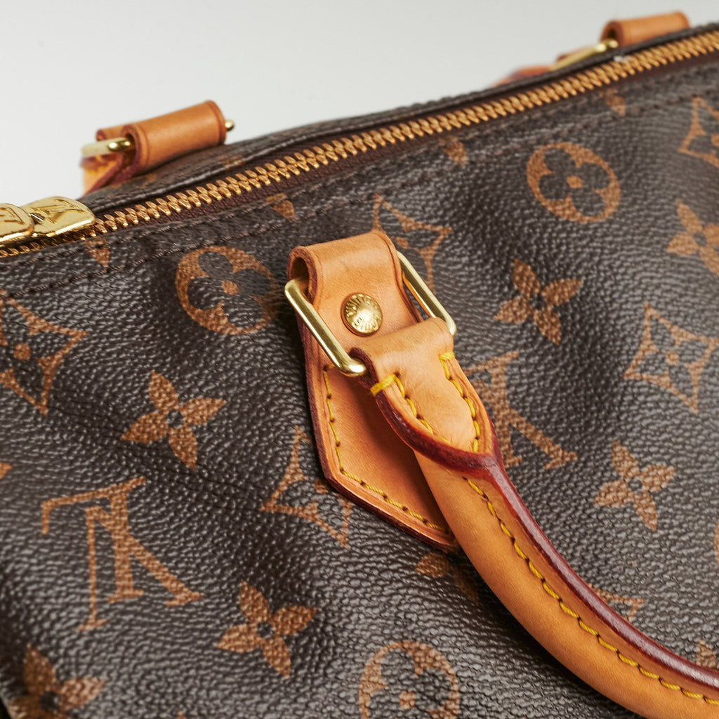Louis Vuitton Speedy 30  Bandouli猫re