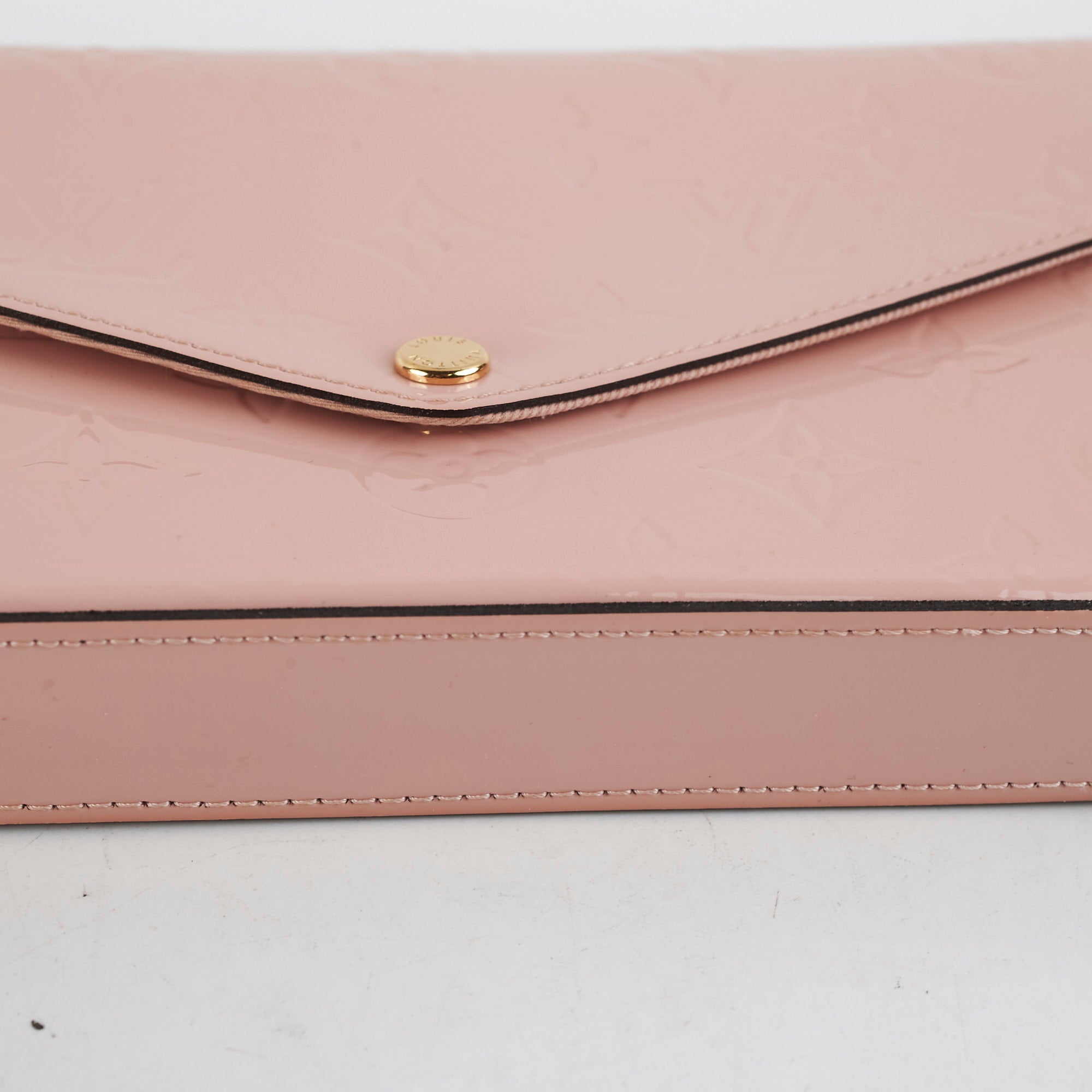 Louis Vuitton Felicie Pochette Pink Vernis