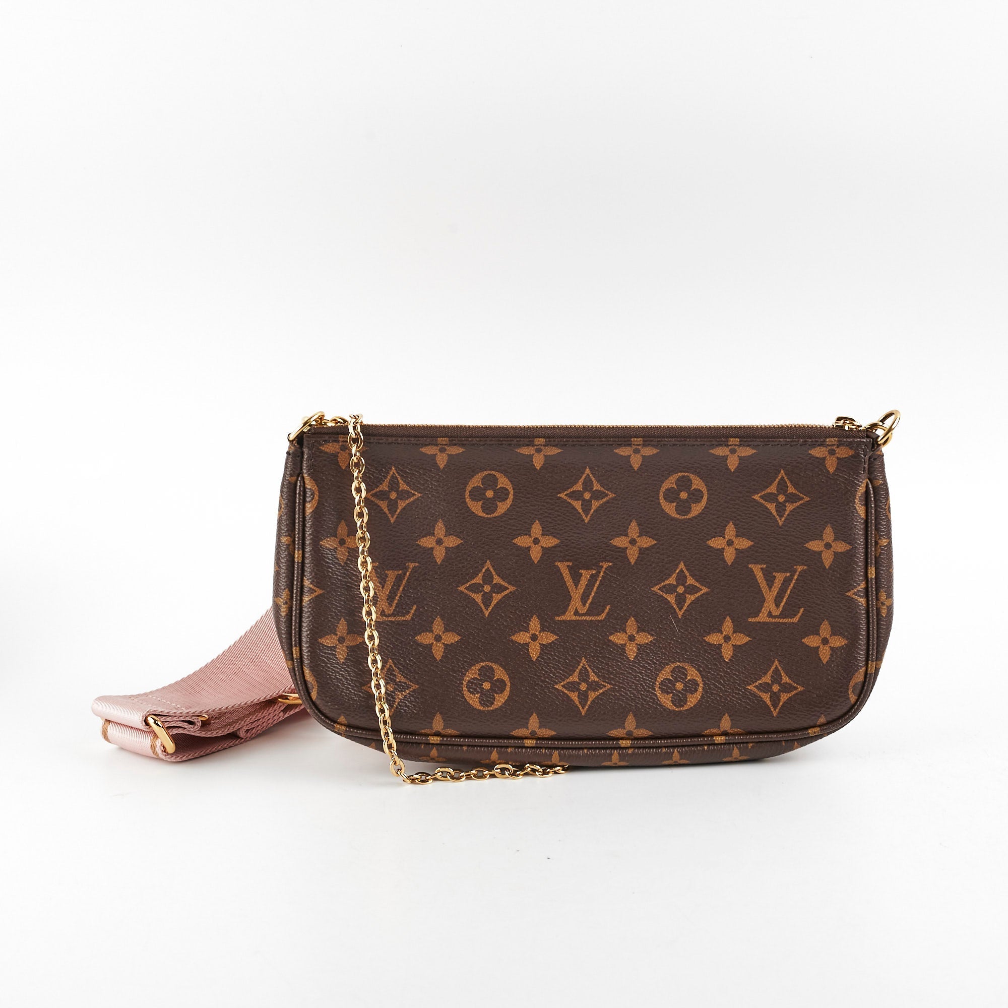 Louis Vuitton Multi Pochette Accessories Monogram Pink