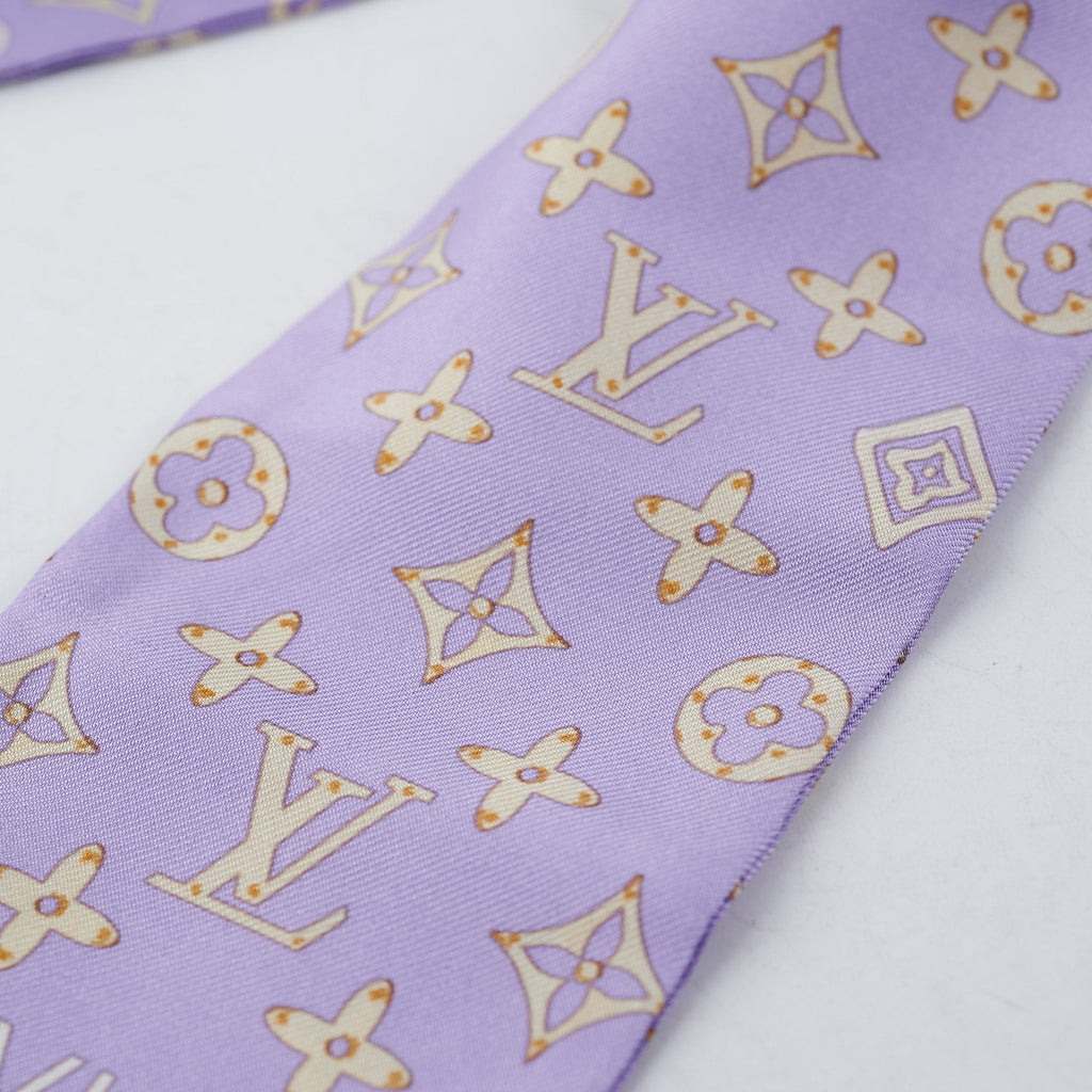 Louis Vuitton Bandeau Twilly Silk Purple
