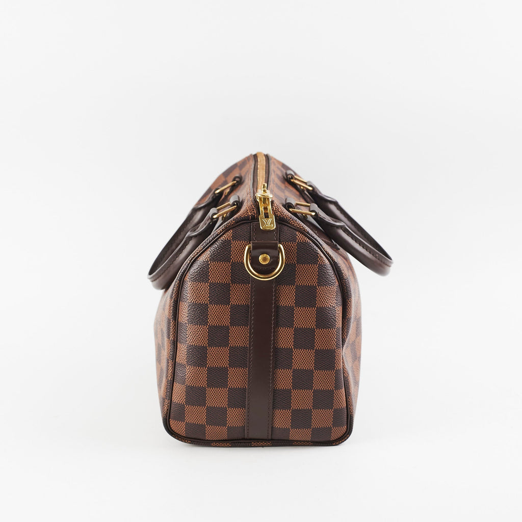 Louis Vuitton Speedy Bandouli猫re 25 Damier Ebene