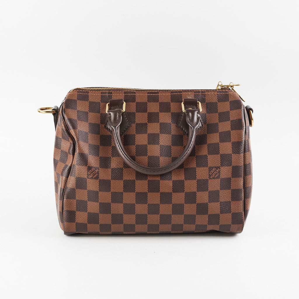 Louis Vuitton Speedy Bandouli猫re 25 Damier Ebene