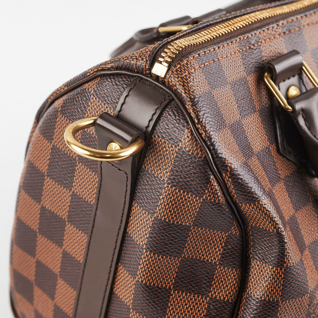 Louis Vuitton Speedy Bandouli猫re 25 Damier Ebene