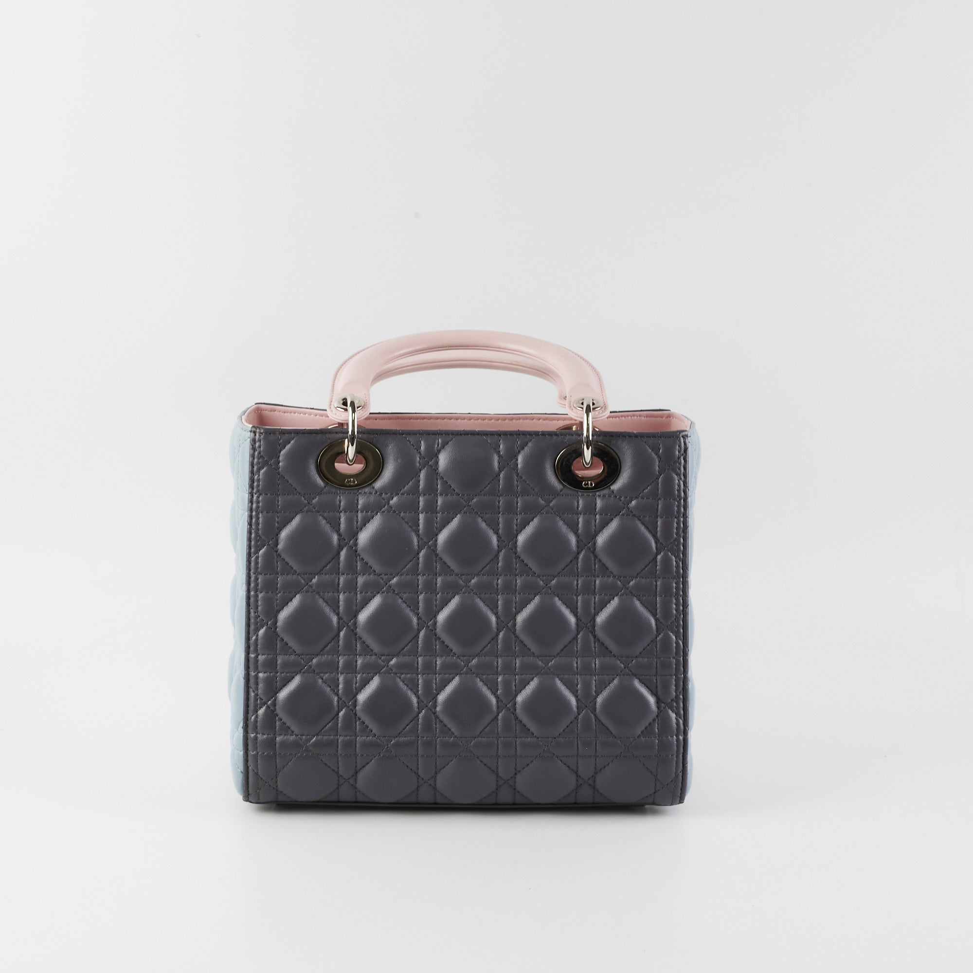 Christian Dior Medium Lady Dior Tri Colour Top Handle