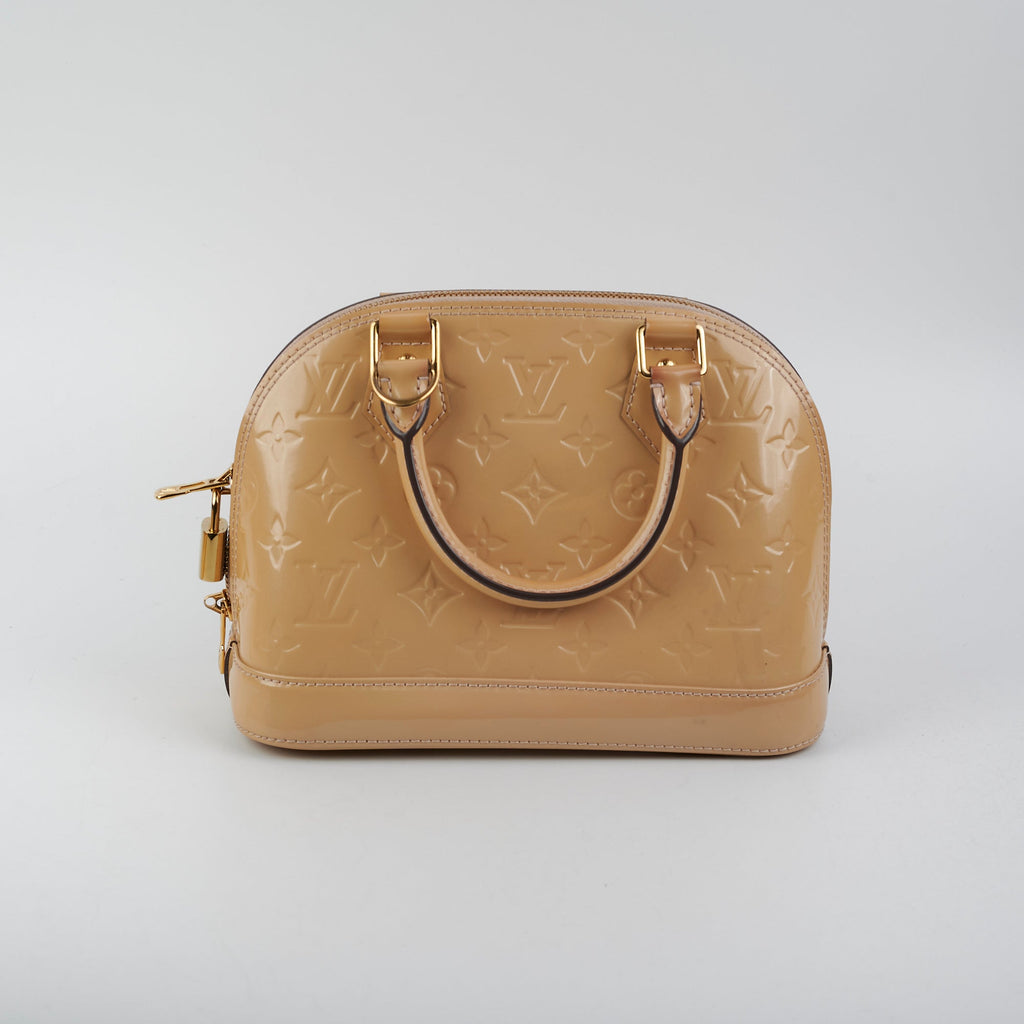 Louis Vuitton Alma BB Vernis Beige