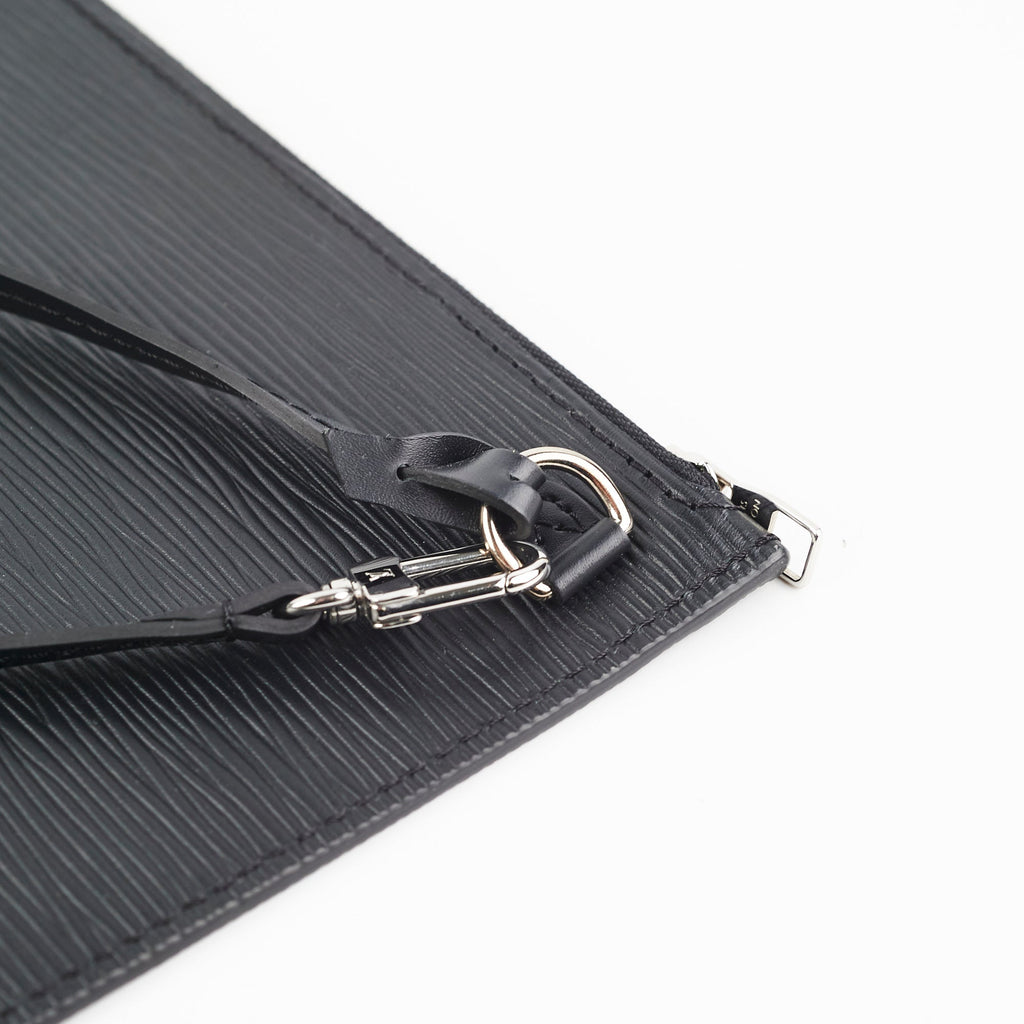Louis Vuitton Neverfull MM Black Epi Pouch