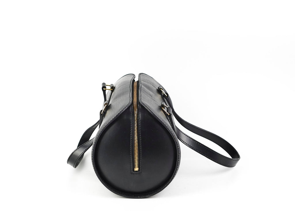 Louis Vuitton Epi Soufflot 30 Black Shoulder Bag