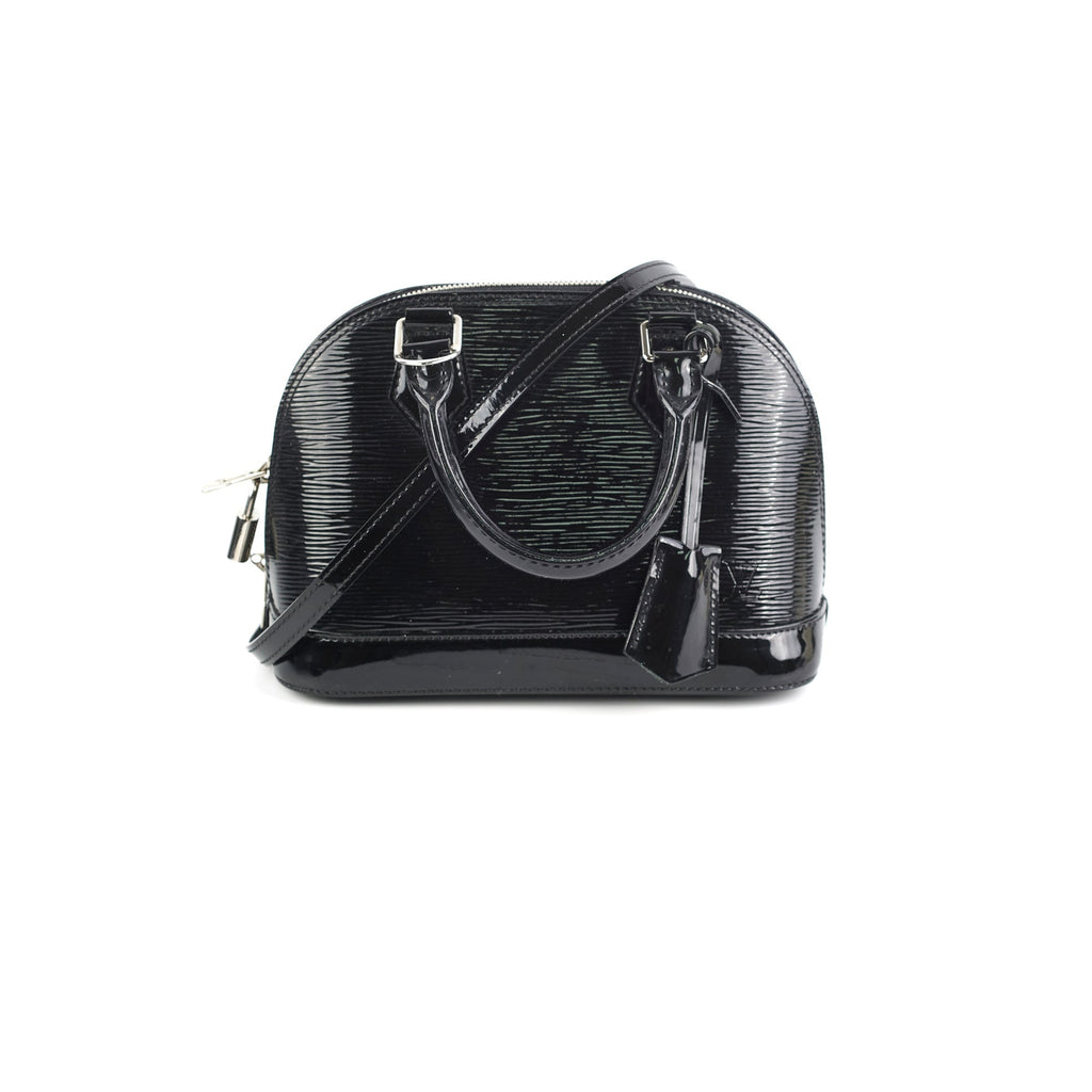 Louis Vuitton Alma BB Epi Patent Black