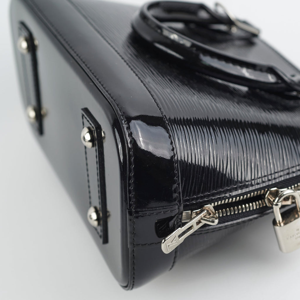 Louis Vuitton Alma BB Epi Patent Black
