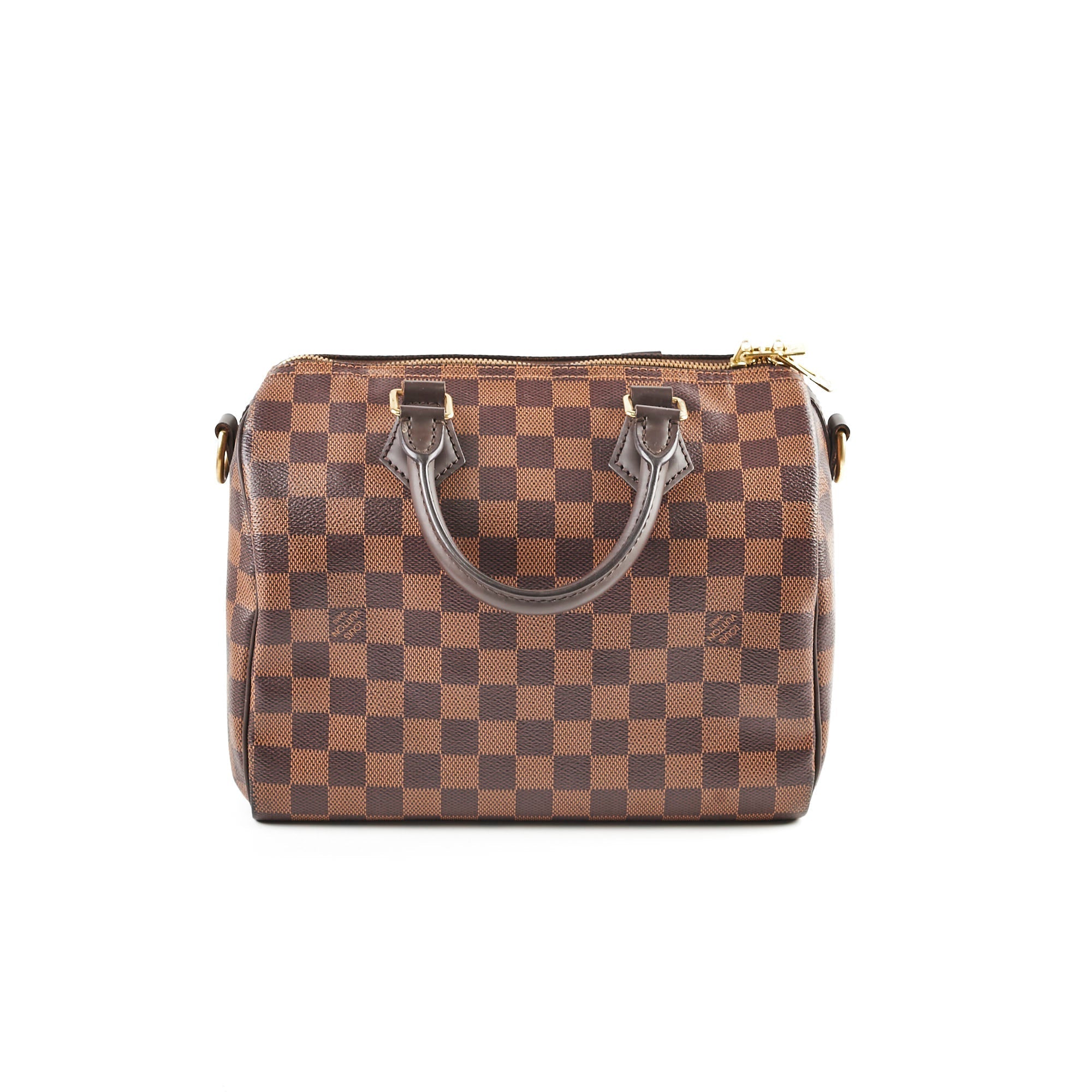 Louis Vuitton Speedy 25 Bandouli猫re Damier Ebene