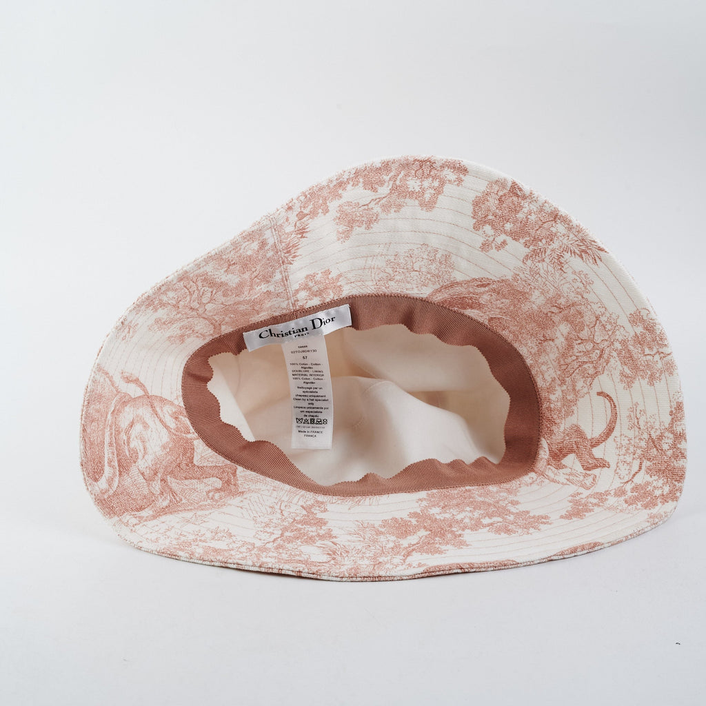 Dior Toile De Jouy Bucket Hat Size 57