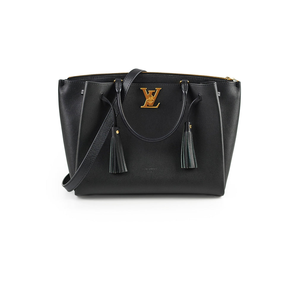 Louis Vuitton Lock Me Black Tote