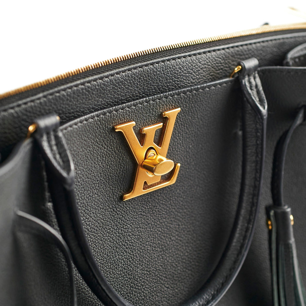 Louis Vuitton Lock Me Black Tote
