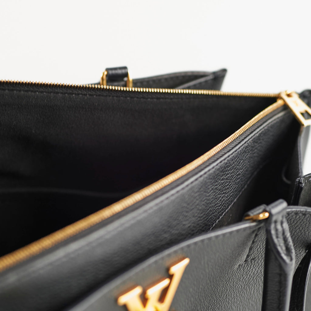 Louis Vuitton Lock Me Black Tote