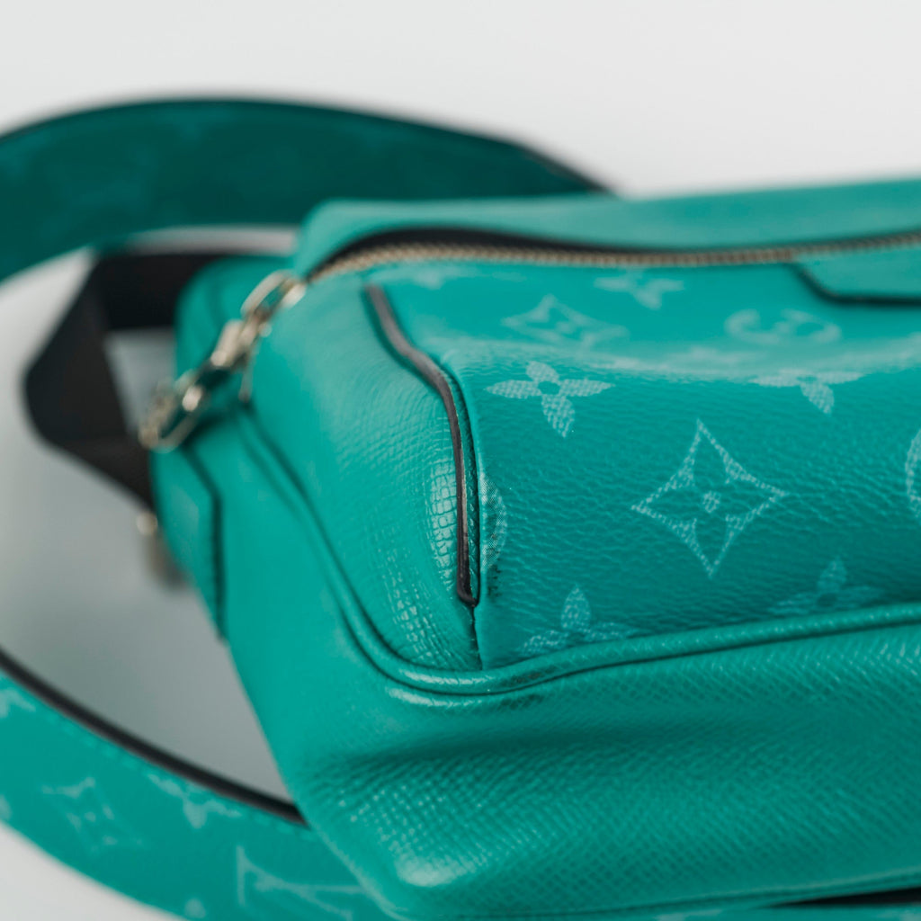 Louis Vuitton Taigarama Outdoor Messenger Bag Green Monogram