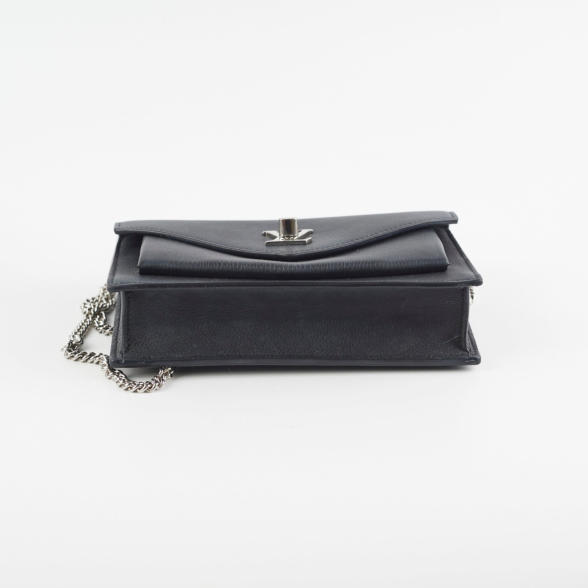 Louis Vuitton MyLockme Chain Pochette Calfskin Black