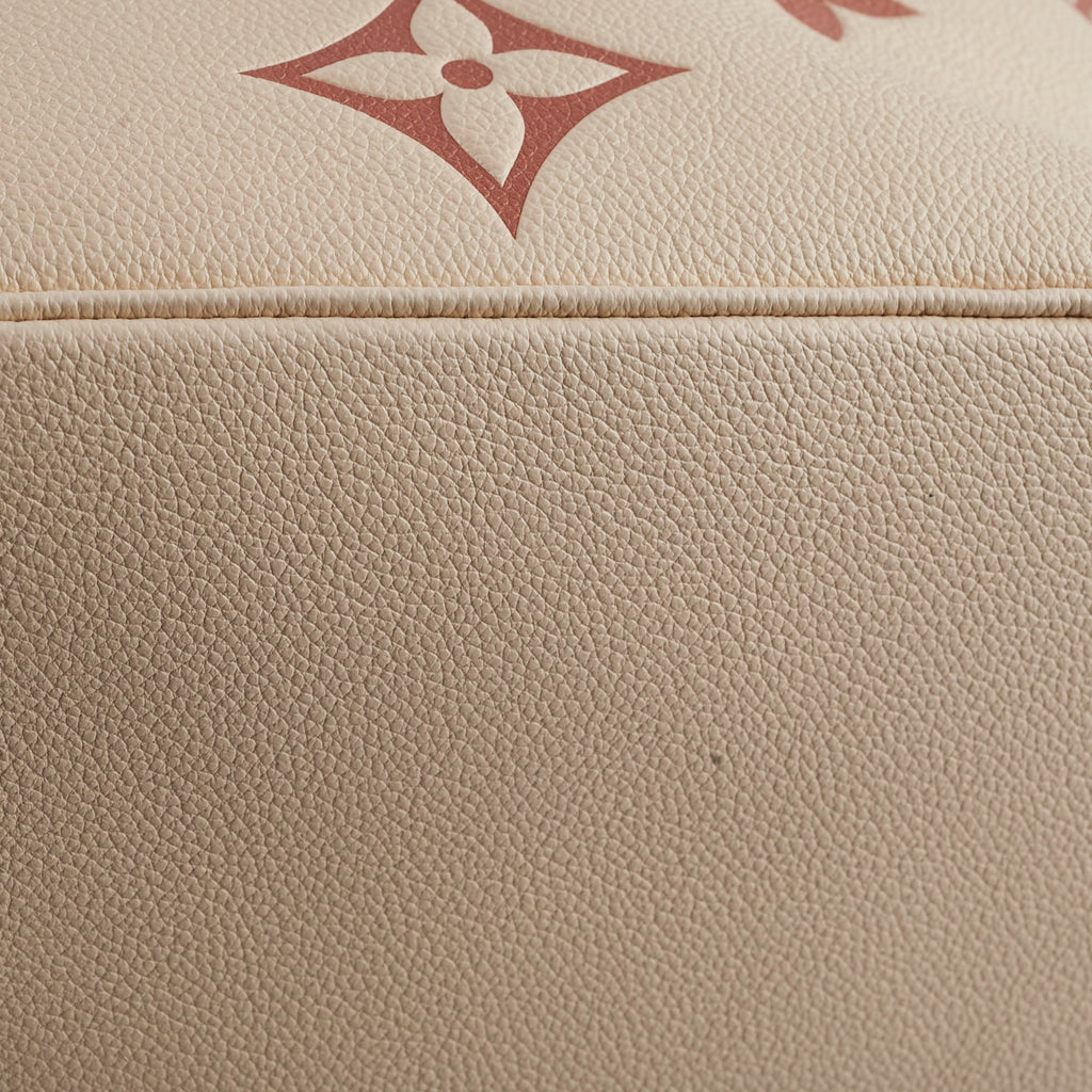 Louis Vuitton Neverfull MM Monogram Empreinte Creme/Rose Trianon