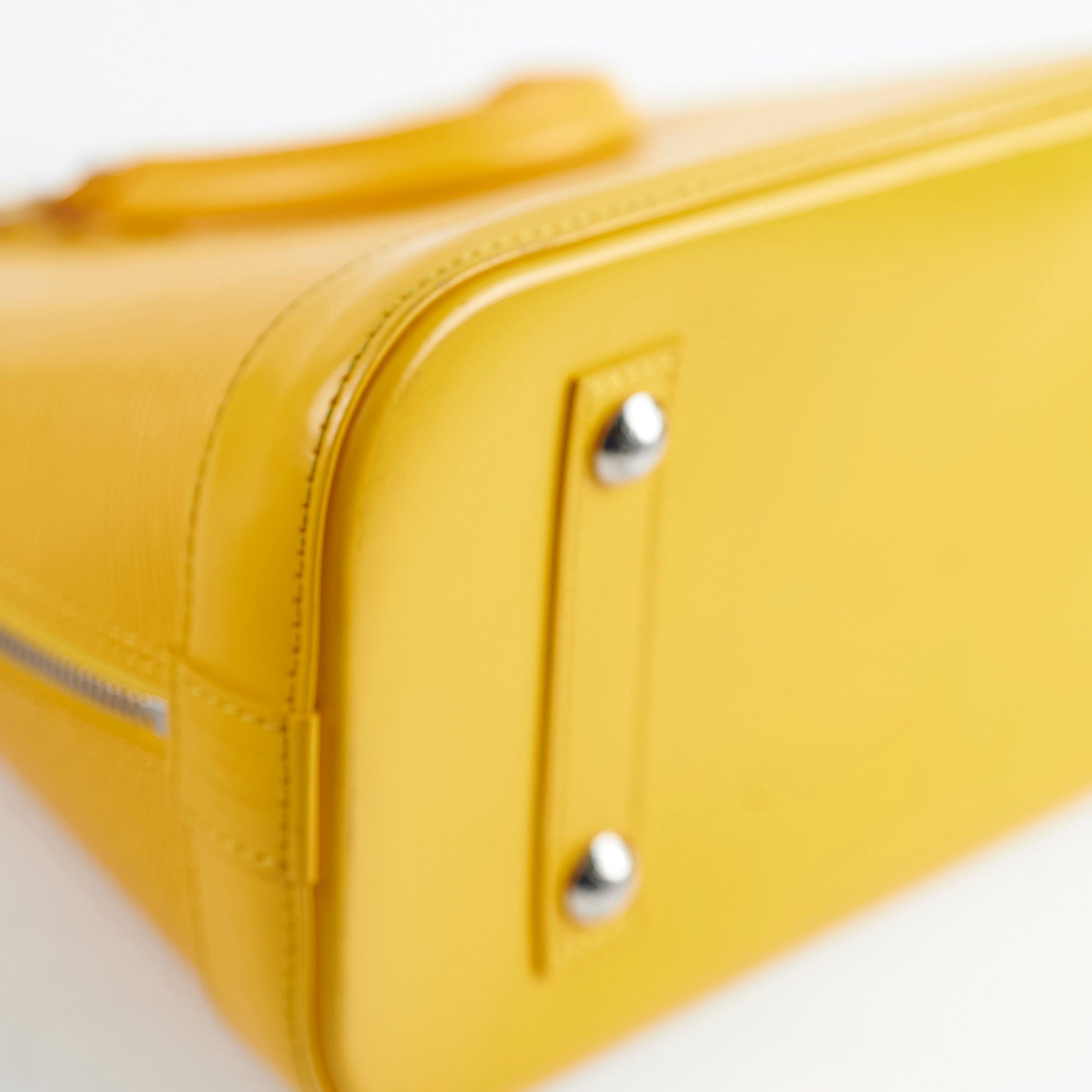 Louis Vuitton Epi Leather Alma PM Yellow