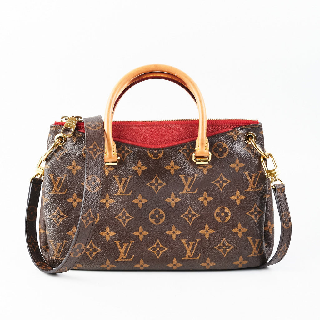 Louis Vuitton Pallas BB Monogram/Red