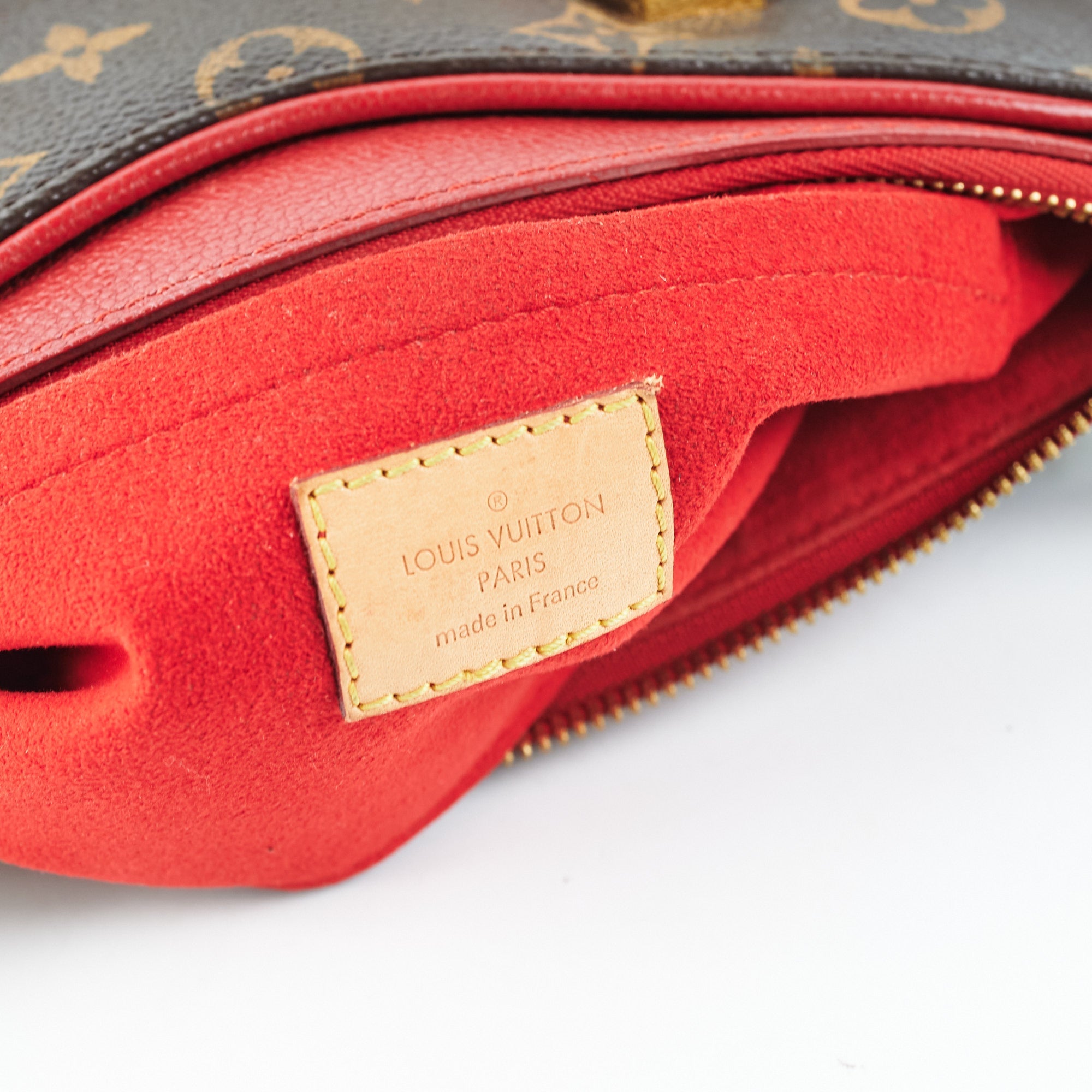 Louis Vuitton Pallas BB Monogram/Red