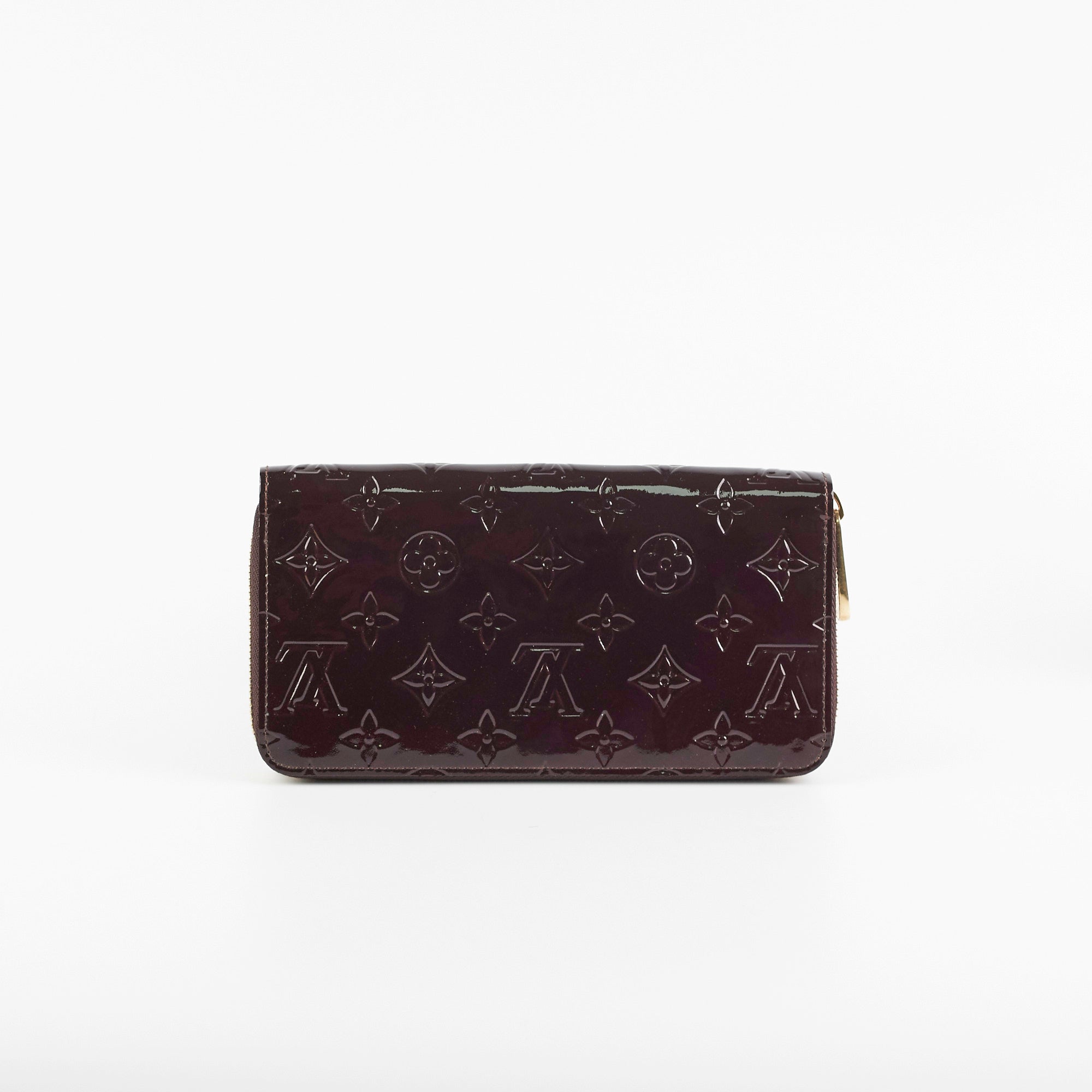 Louis Vuitton Amarante Monogram Vernis Zippy Wallet