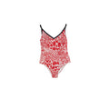 Louis Vuitton One Piece Swim Suit Red/White 38