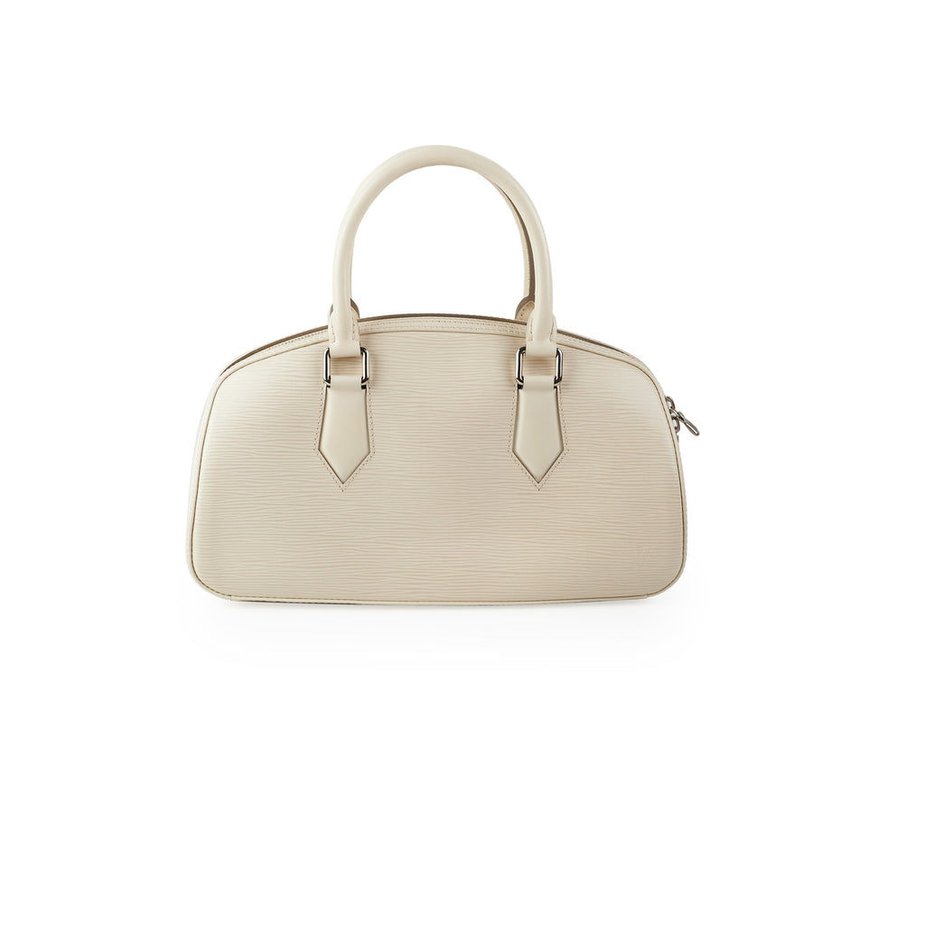 Louis Vuitton Jasmine Boston Epi White Bag