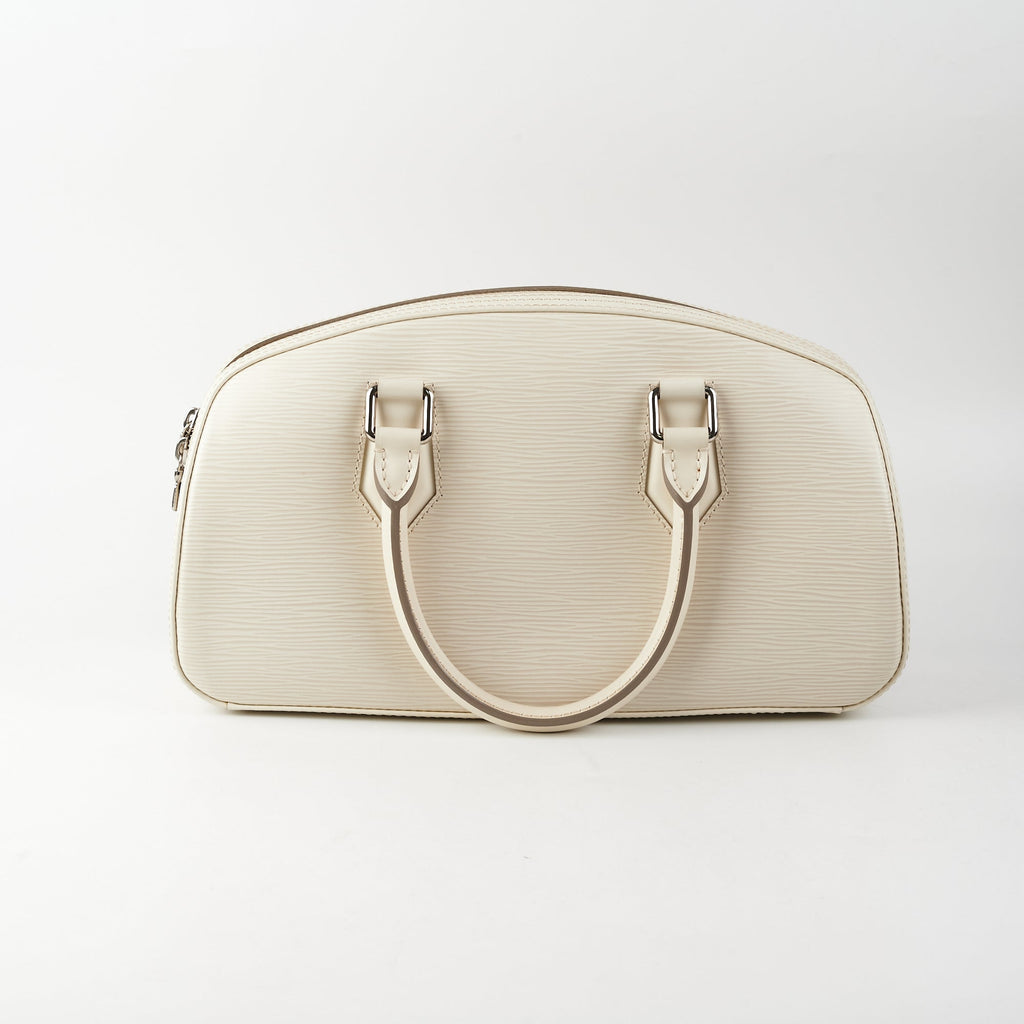 Louis Vuitton Jasmine Boston Epi White Bag