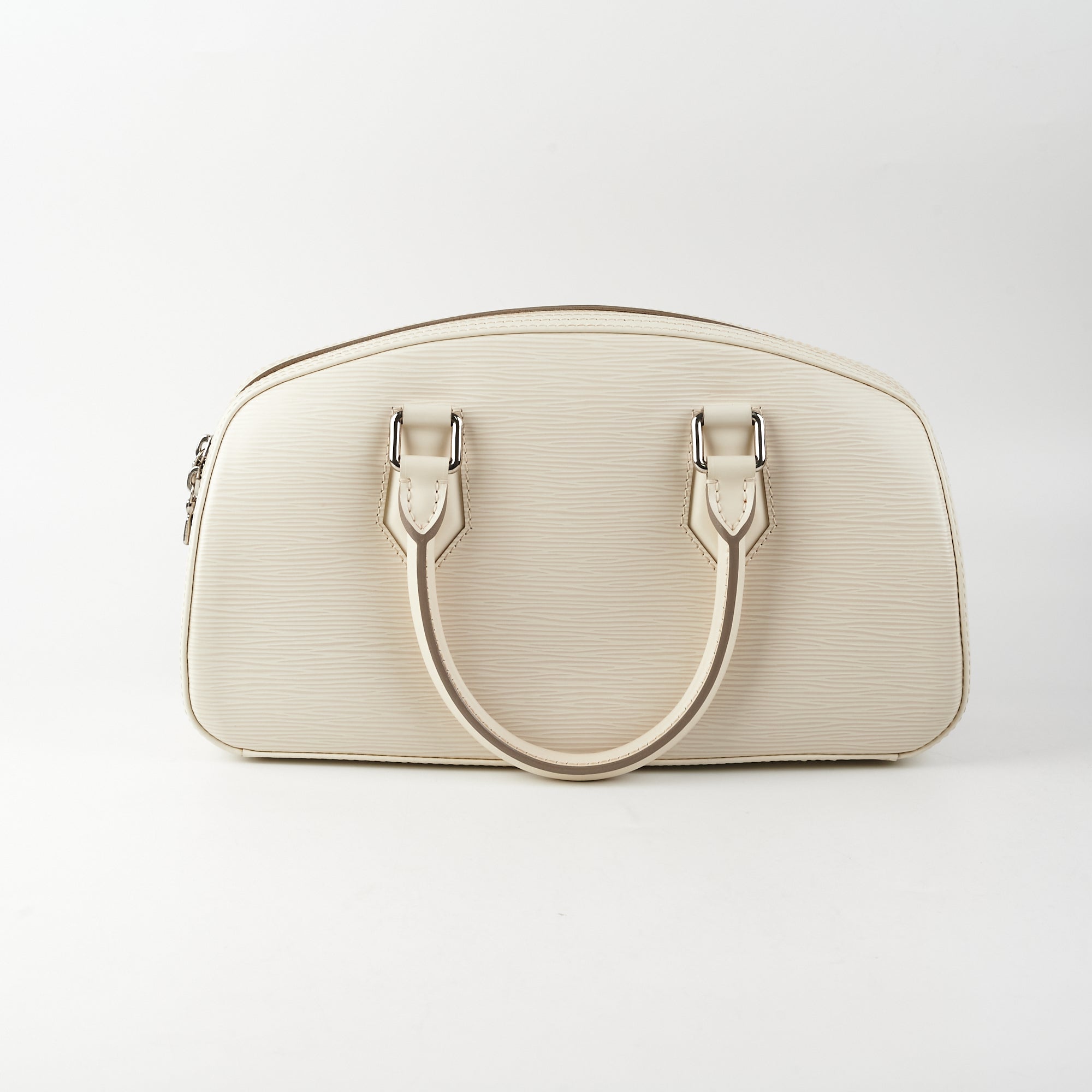 Louis Vuitton Jasmine Boston Epi White Bag