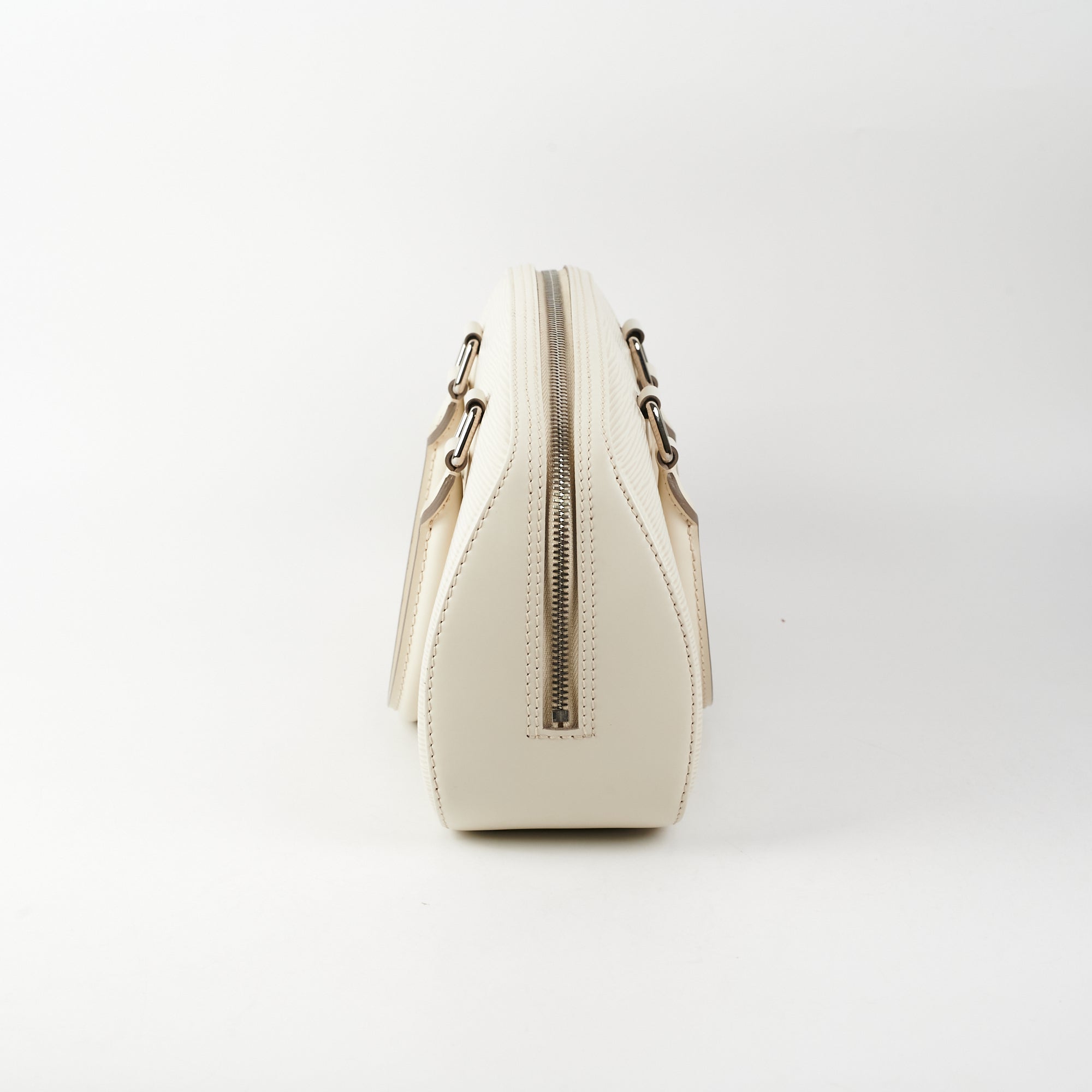 Louis Vuitton Jasmine Boston Epi White Bag