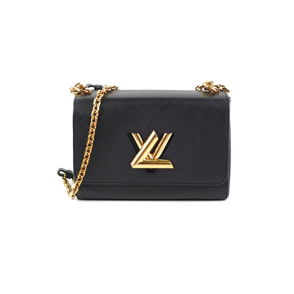 Louis Vuitton Twist MM Black Bag