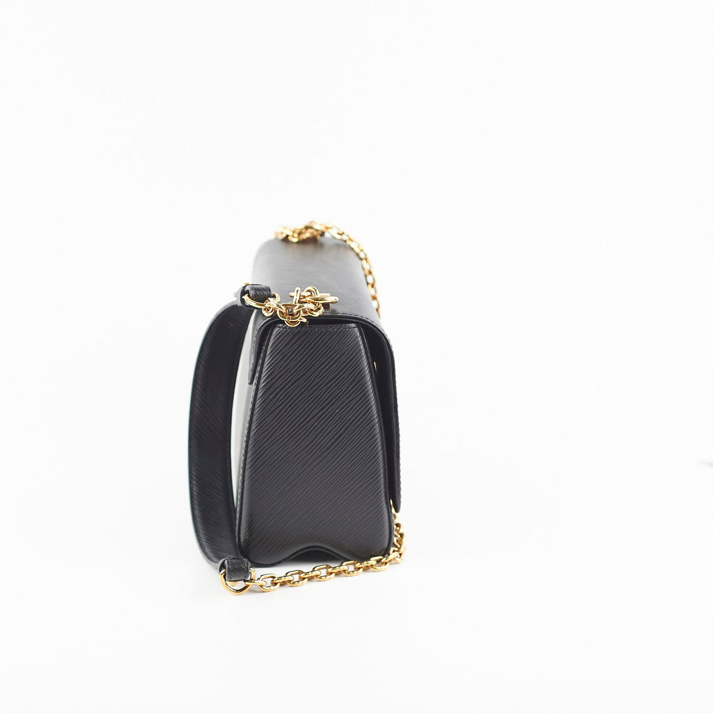 Louis Vuitton Twist MM Black Bag