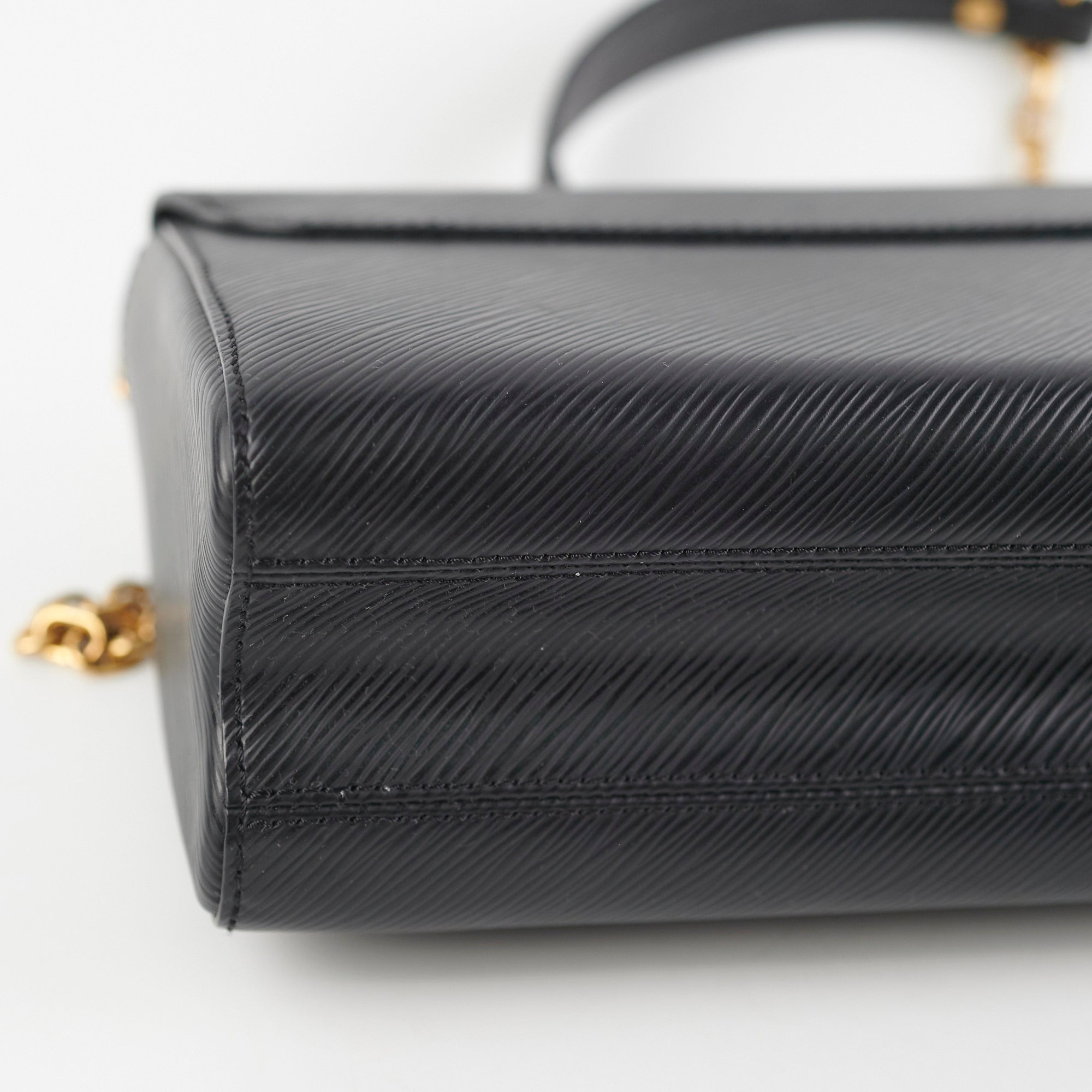 Louis Vuitton Twist MM Black Bag