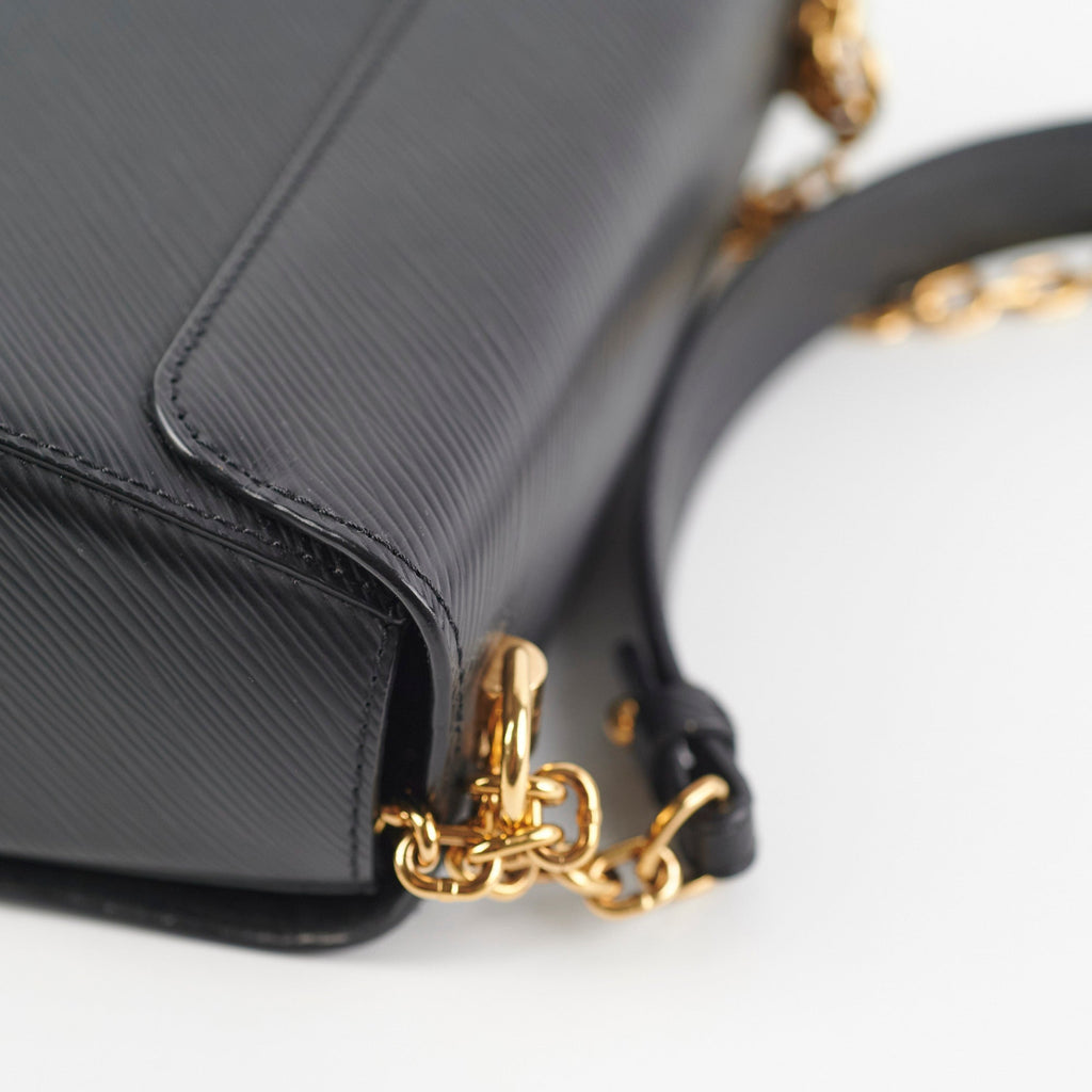 Louis Vuitton Twist MM Black Bag