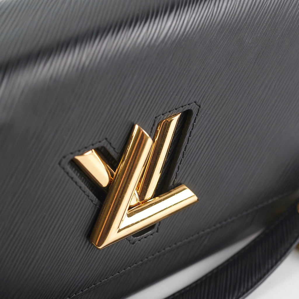 Louis Vuitton Twist MM Black Bag