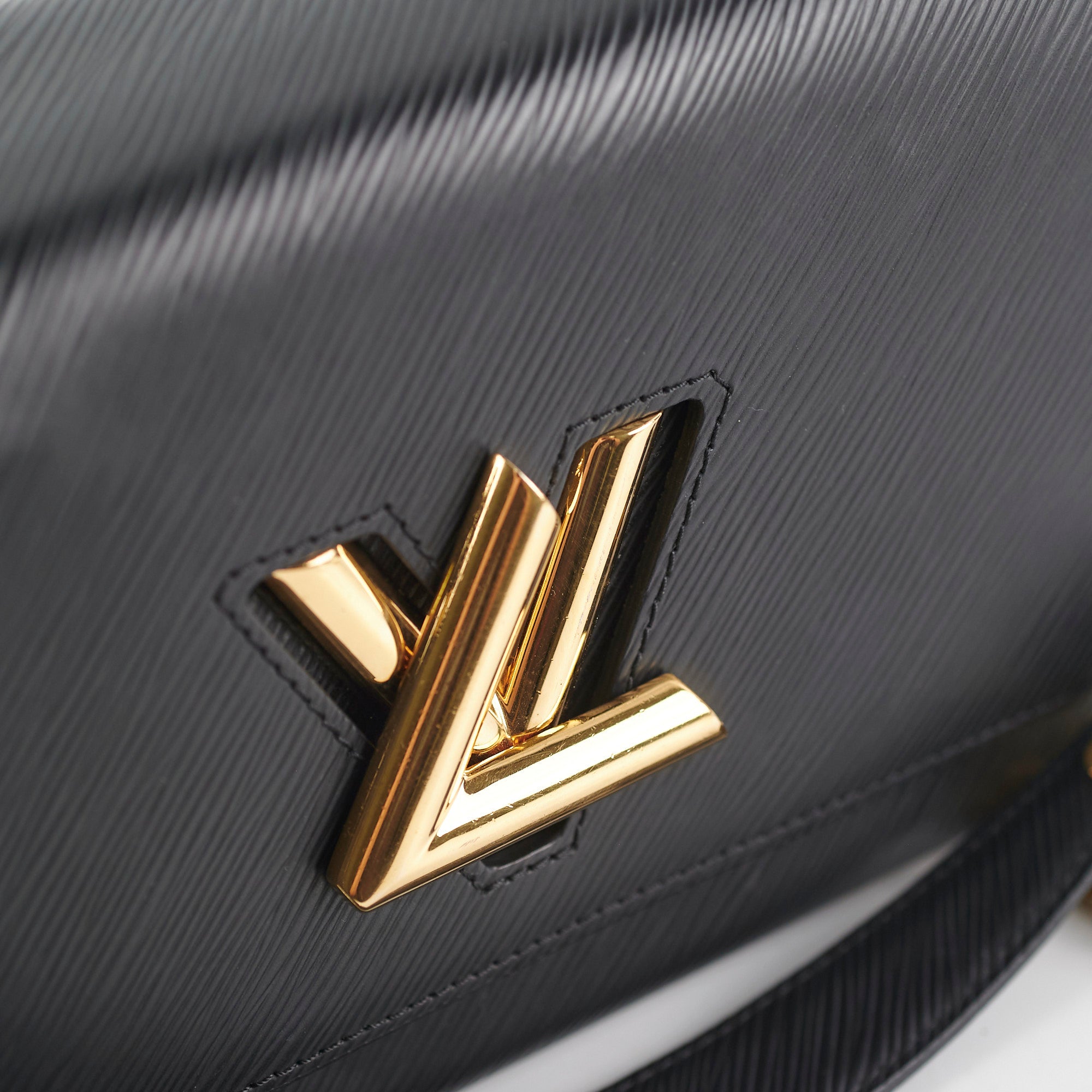 Louis Vuitton Twist MM Black Bag