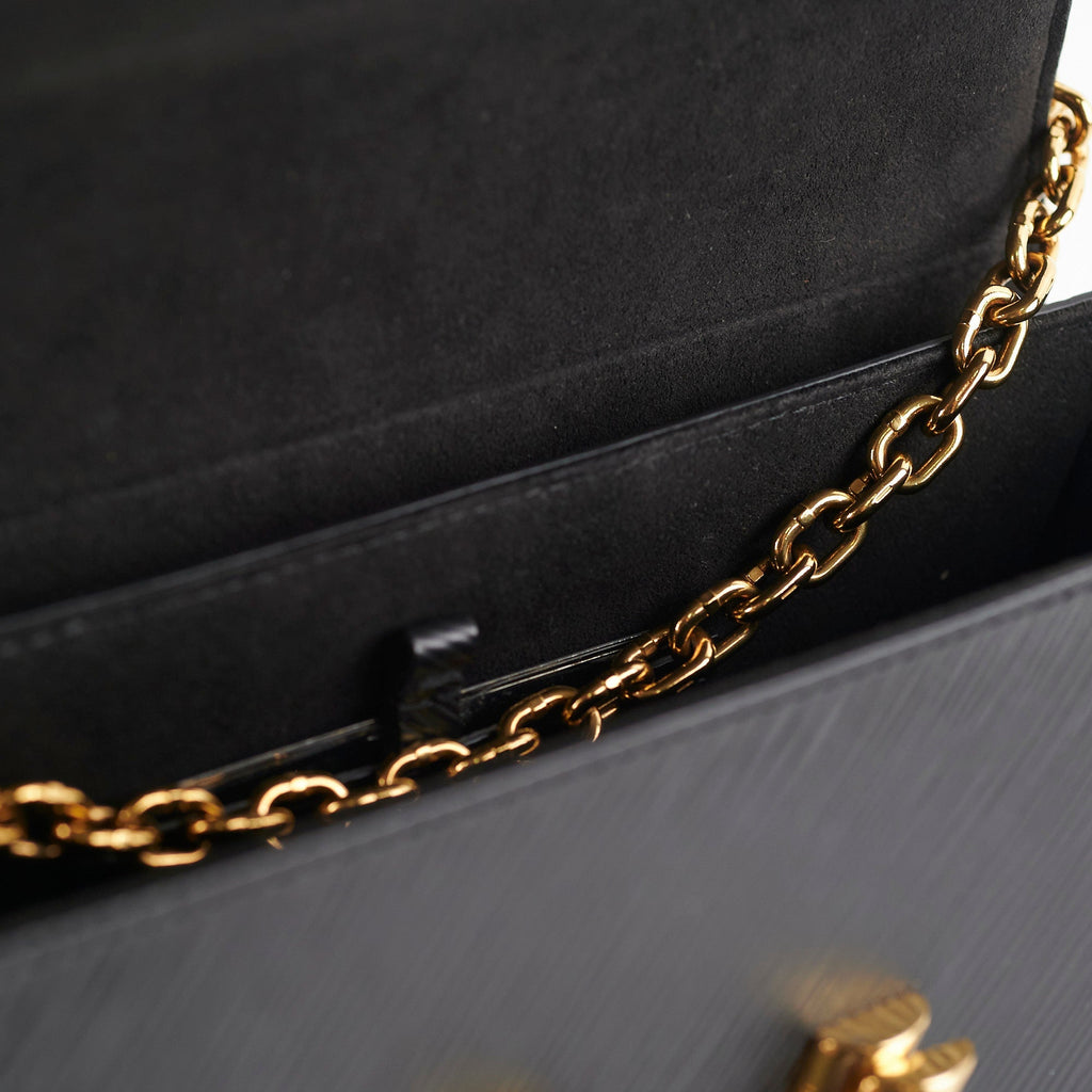 Louis Vuitton Twist MM Black Bag